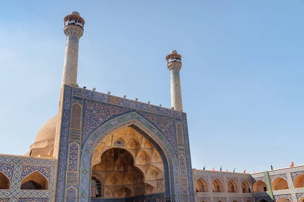 Νότια πλευρά Iwan στο Τζαμί Jameh του Isfahan. Ιράν — Φωτογραφία Αρχείου