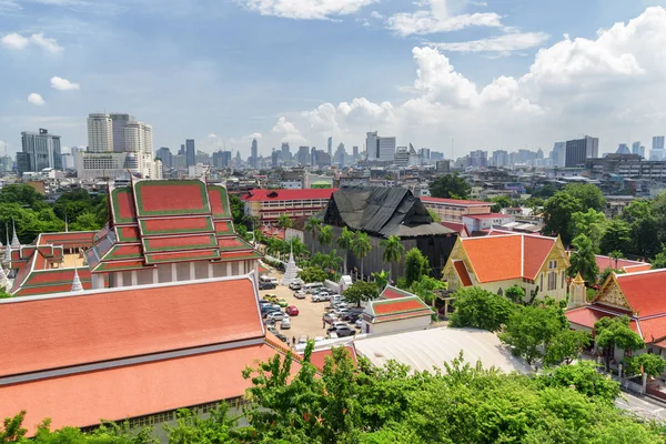 Vacker stadsbild i Bangkok, Thailand. Bangkoks skyline — Stockfoto