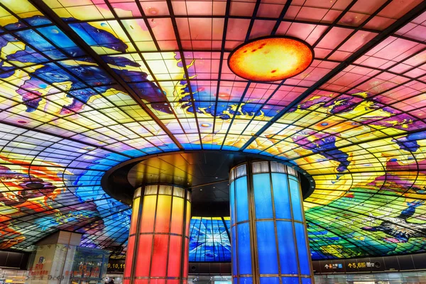 Amazing view of the Formosa Boulevard Station, Kaohsiung, Taiwan — 스톡 사진