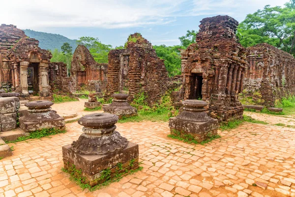 Fabelhafter Blick auf das Heiligtum meines Sohnes in da nang, Vietnam — Stockfoto