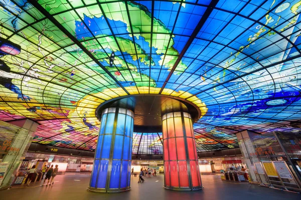 Kaohsiung Taiwán Mayo 2019 Vista Interior Estación Formosa Boulevard Del —  Fotos de Stock