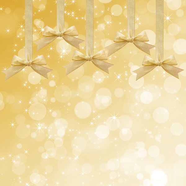 Abstract gold Christmas background 