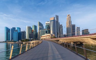 Singapur iş bölgesinde, Singapur manzarası