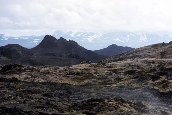 Campo de Lavas en el valle geotérmico —  Fotos de Stock