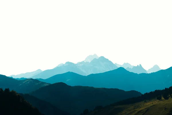 Beauté bleu montagnes — Photo