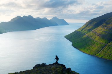 Klakkur tepesinden gün batımı görüntüsü