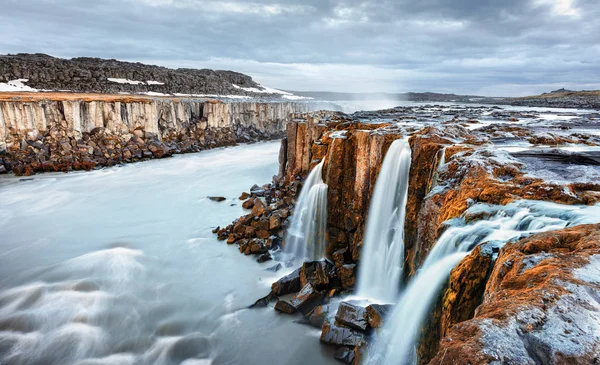 Híres Selfoss vízesés — Stock Fotó