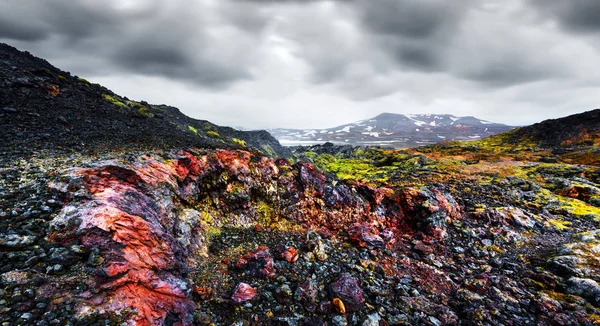 Campo de lava em Leirhnjukur — Fotografia de Stock