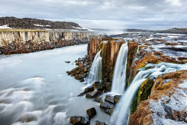 Berömda Selfoss vattenfall — Stockfoto