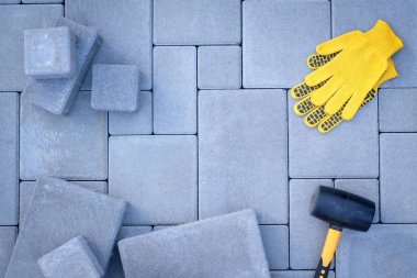 Asfalt döşeme arka planı