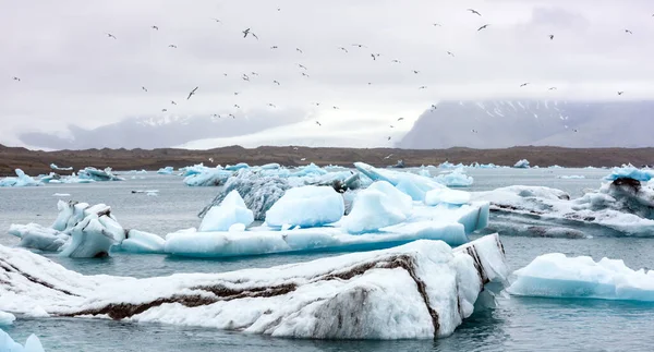 Jokulsarlon Buzul Gölü — Stok fotoğraf