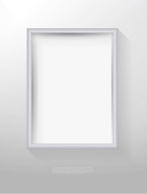 Farklı kullanım için beyaz çerçeve. 