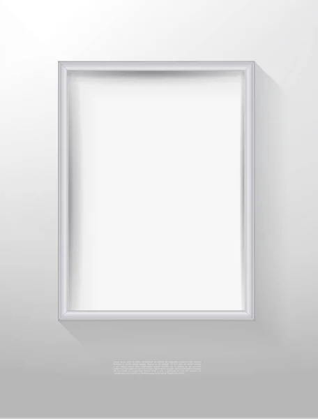 White frame for different use. — Stock Vector