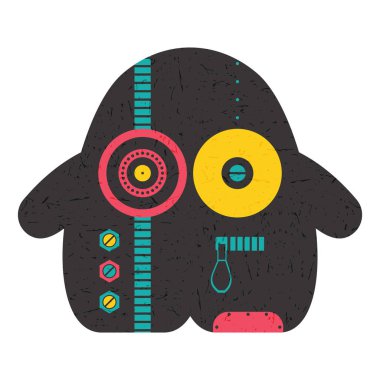 Beyaz izole duygularla komik karakterler . 