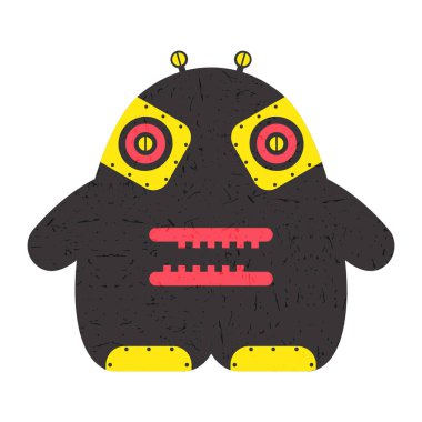 Beyaz izole duygularla komik karakterler . 