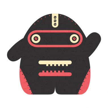 Beyaz izole duygularla komik karakter . 