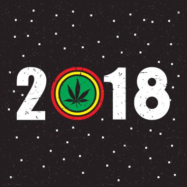 Esrar yaprak rengi 2018 yıl içinde. 