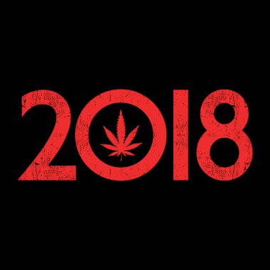 Esrar yaprak rengi 2018 yıl içinde. 