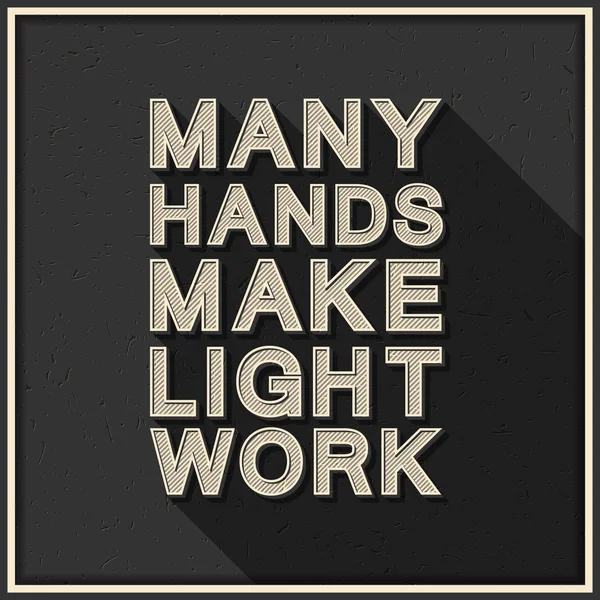 Daha fazla el ışık çalışması. İlham motivasyonel teklif. 