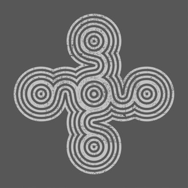 Siyah grunge arka plan üzerinde çapraz beyaz