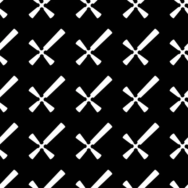 Des croix noires. Modèle sans couture — Image vectorielle