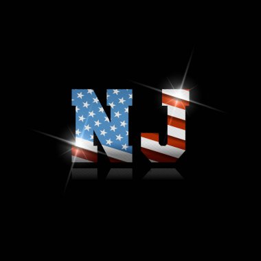 Siyah arka plan üzerine içinde kısaltma 