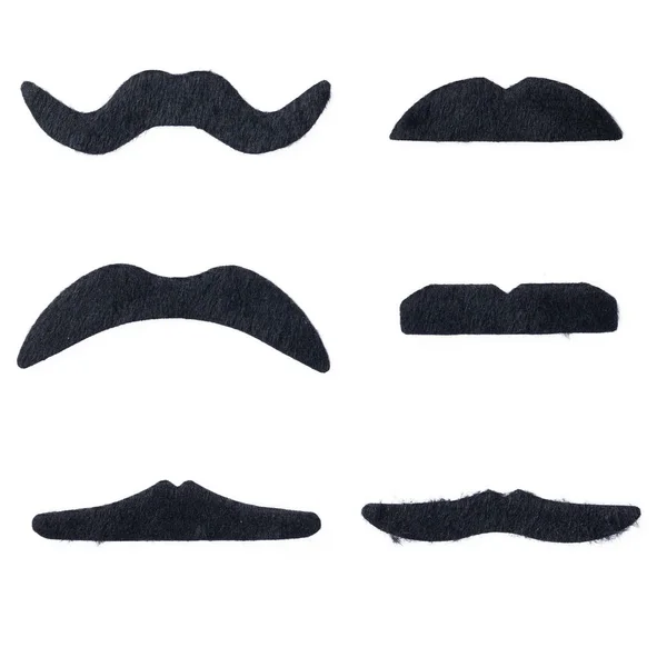 Set of artificial fake mustache — Stock Photo, Image