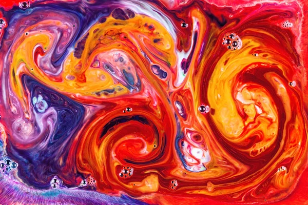 Tinta abstracta en fondo de caos líquido — Foto de Stock