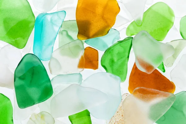 SeaGlass stenar bakgrund — Stockfoto