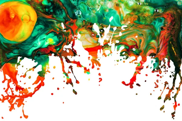 Abstract acrylic paint splash background — Stock Photo, Image