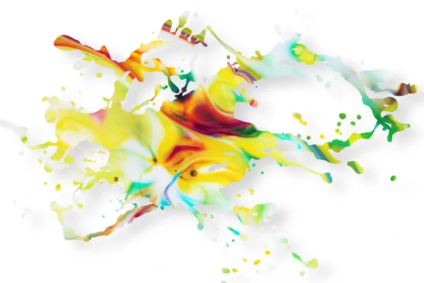 Abstrakte Acrylfarbe spritzt Hintergrund — Stockfoto