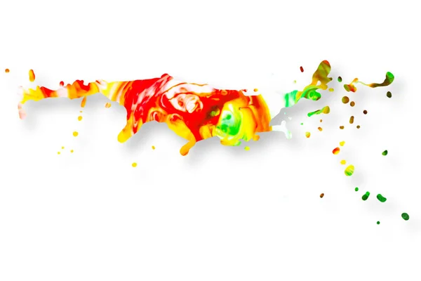 Abstract acrylic paint splash background — Stock Photo, Image