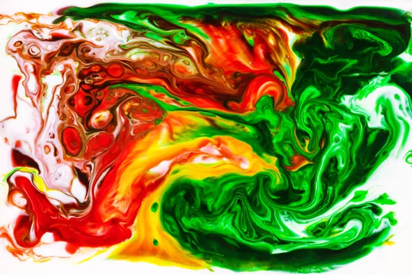 在液体混沌背景中抽象水墨 — 图库照片