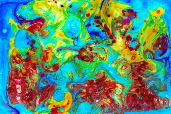Encre abstraite en fond de chaos liquide — Photo