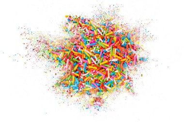 Abstract background of powder explosion clipart