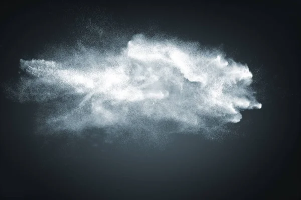 白い粉雪雲の抽象的なデザイン — ストック写真