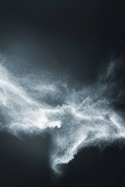 白い粉雪雲の抽象的なデザイン — ストック写真