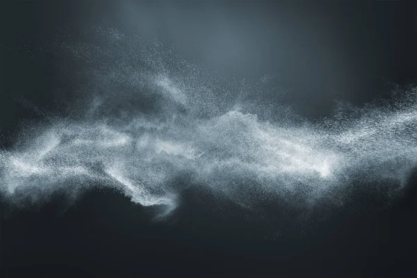 Diseño abstracto de nube de nieve en polvo blanco — Foto de Stock