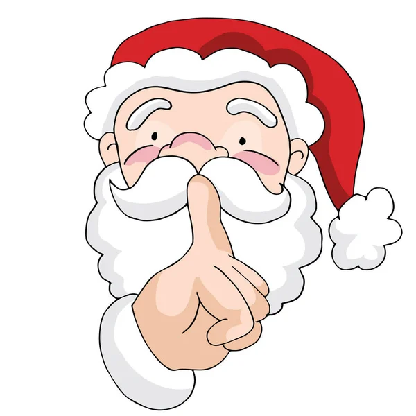 Kerst geheime Santa Claus — Stockvector