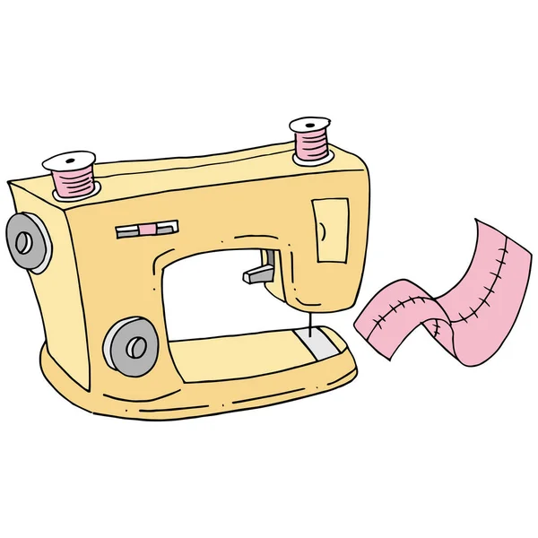 Retro sewing machine — Stock Vector