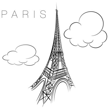 Paris eiffel Kulesi simgesi