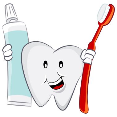 Diş ağız hijyeni diş diş fırçası Diş macunu çizgi film Characte