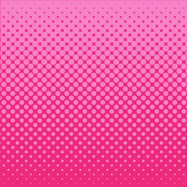 Pink Gradient Halftone Pattern Background — Stock Vector