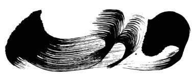 fırça darbeleri. el çizimi resimleme.