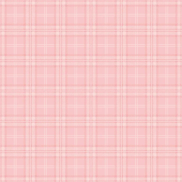 Scottish Pink Tartan Background Seamless Pattern — Stock Vector