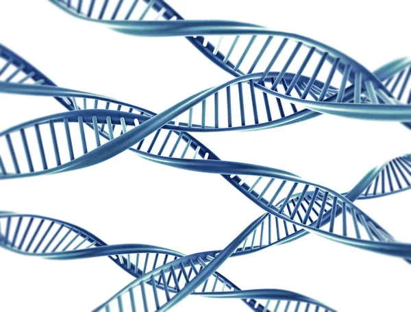 Подвійна спіраль ДНК струн — стокове фото