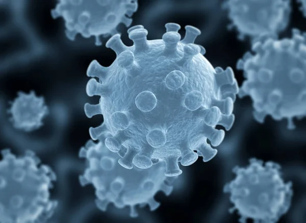 Wirus komórek Selektywny fokus — Zdjęcie stockowe