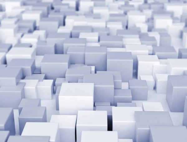 Cubes Background Blue White — Stock Photo, Image