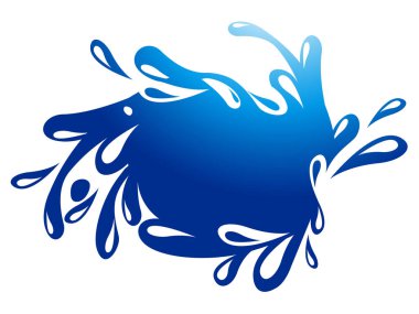 beyaz üzerine su sıçrama