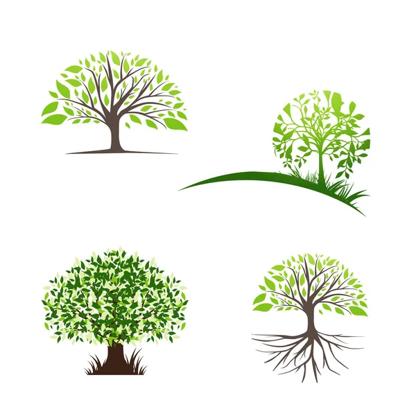 Tree Logo Set Royalty Free Stock Vectors